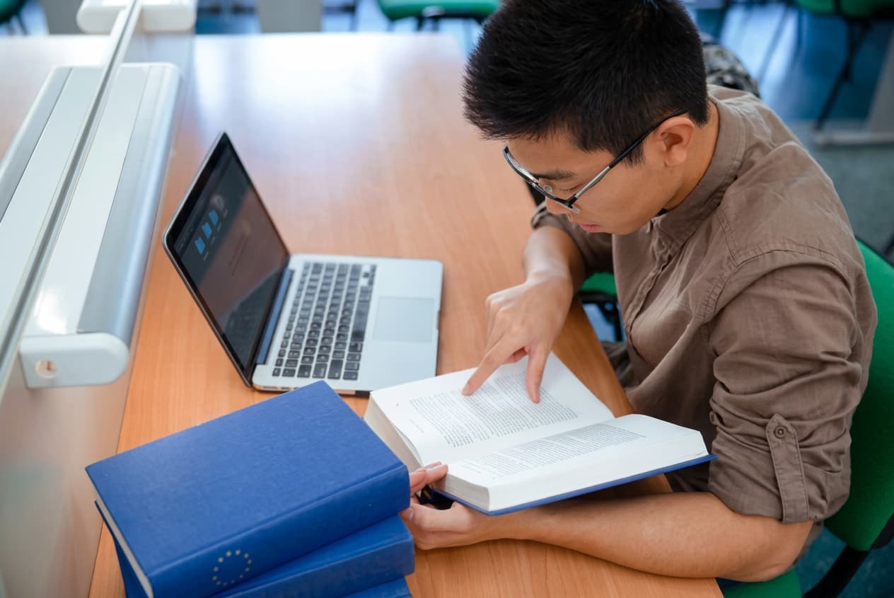 A student preparing for departure abroad after receiving an offer.
