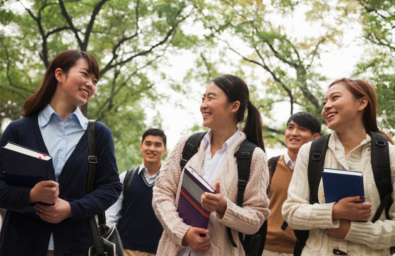 A student reviewing global scholarship options.