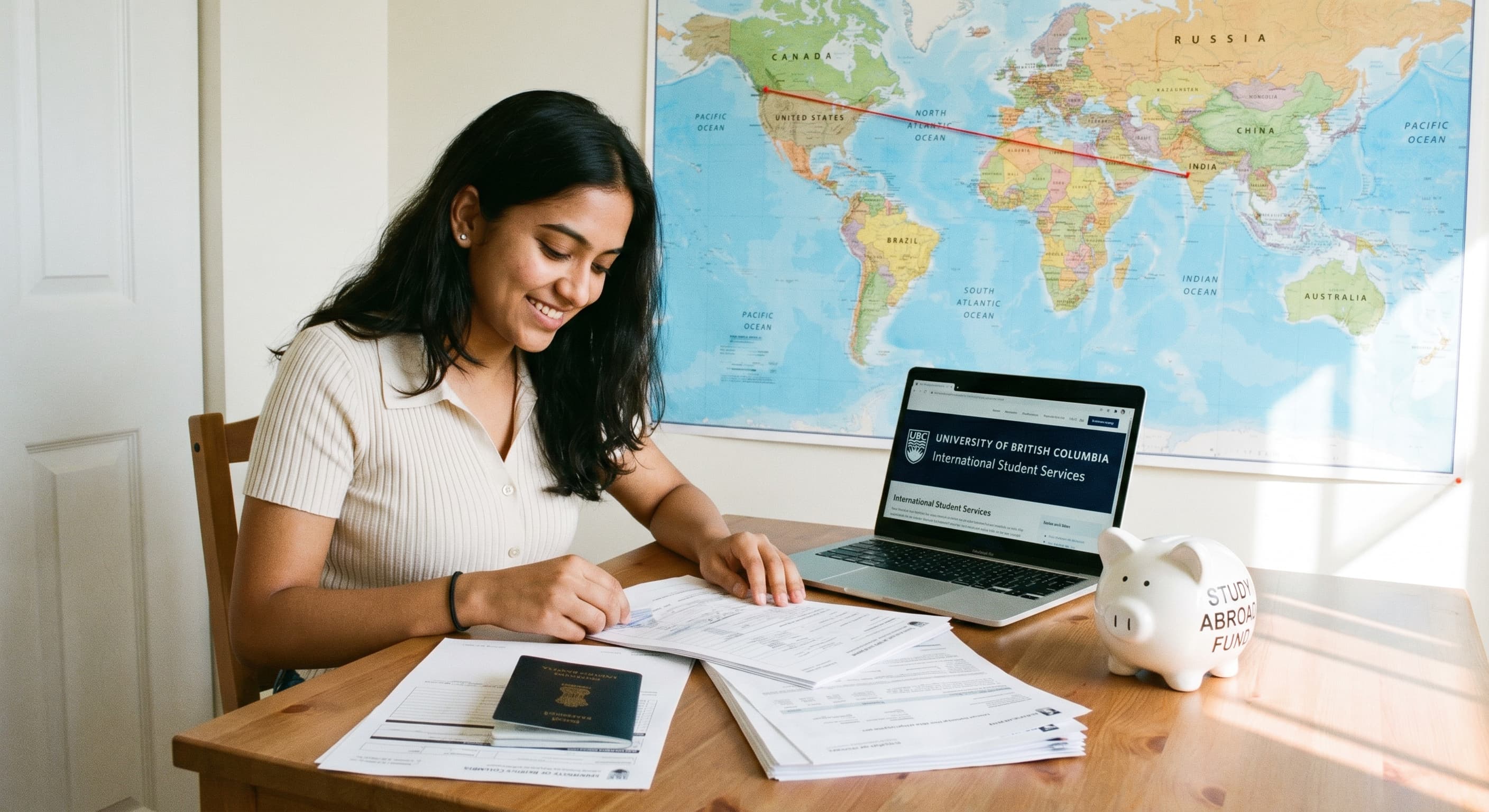 Planning study abroad from Malaysia — Study visa support destination map.