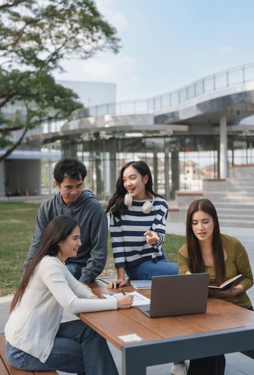 An adviser walking a student through the next practical steps.