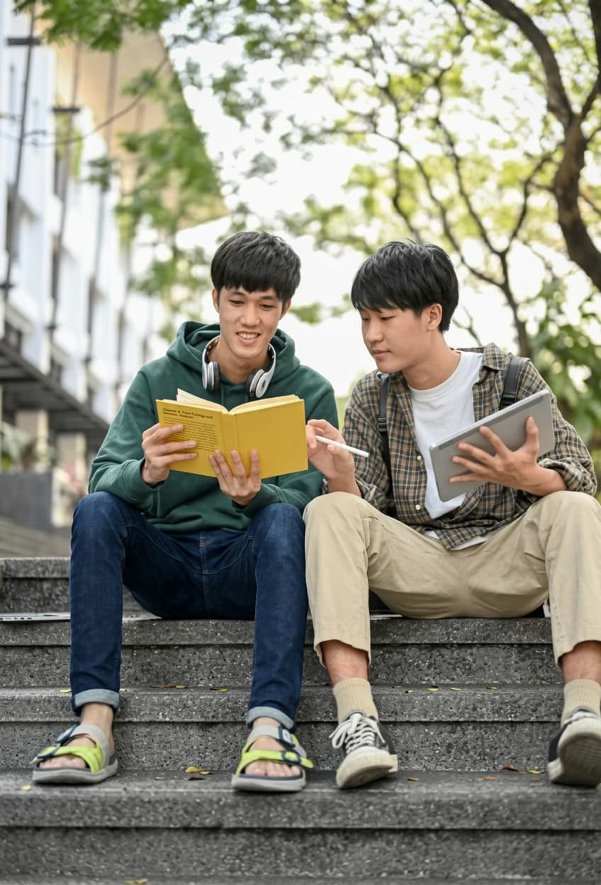 An adviser walking a student through the next practical steps.